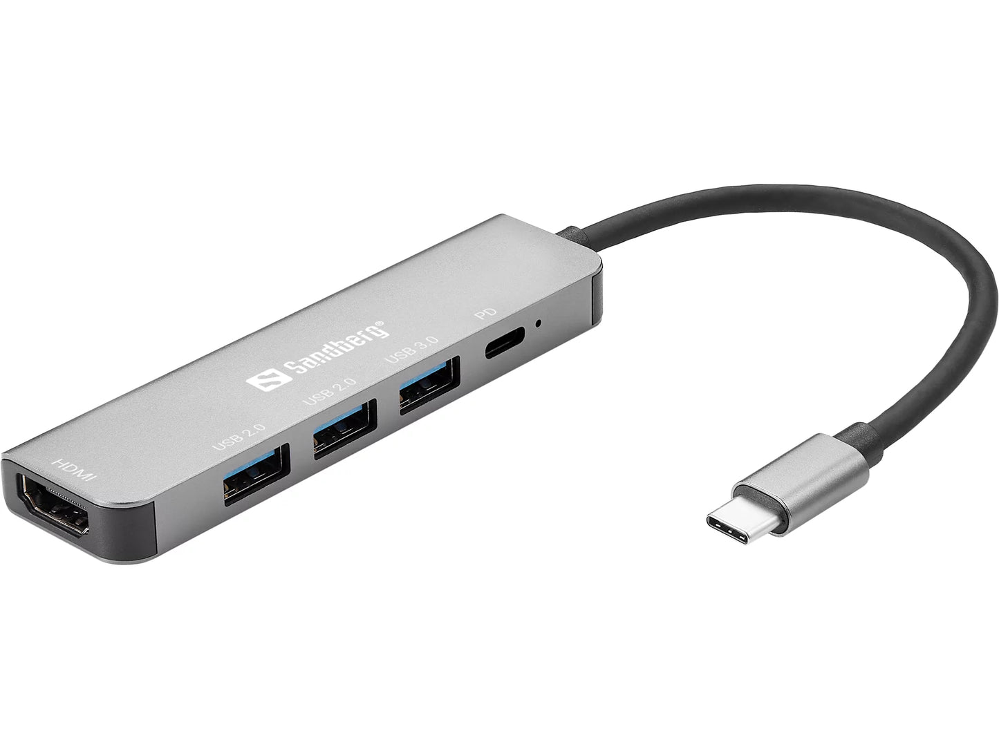 Sandberg USB-C Dock HDMI+3xUSB+PD 100W