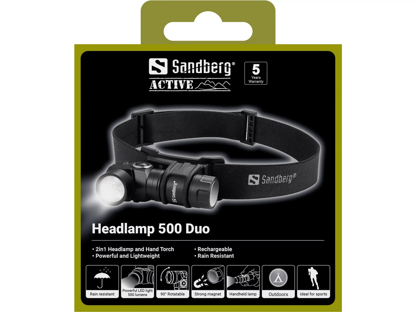 Sandberg Headlamp 500 Duo