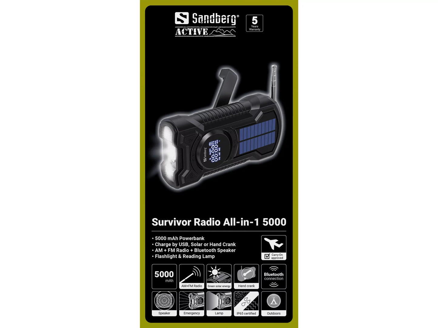 Sandberg Survivor Radio All-in-1 5000