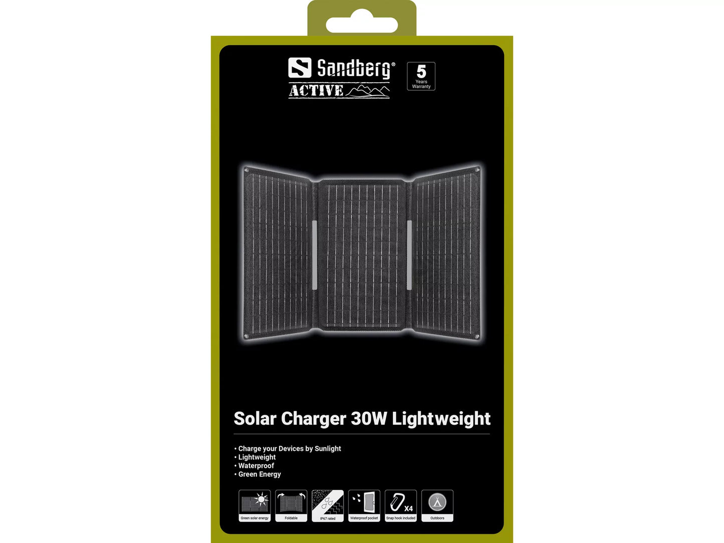Sandberg Solar Charger 30W Lightweight