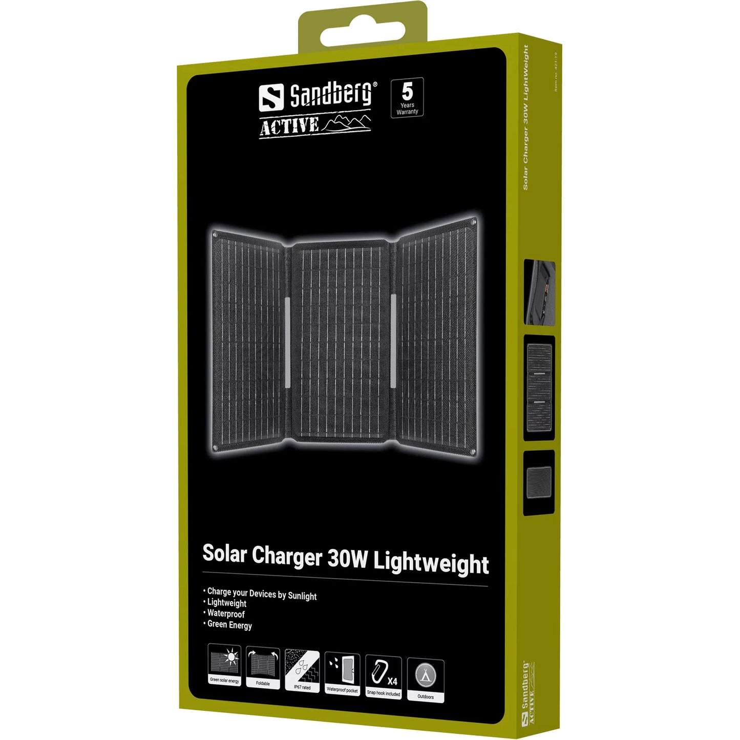 Sandberg Solar Charger 30W Lightweight