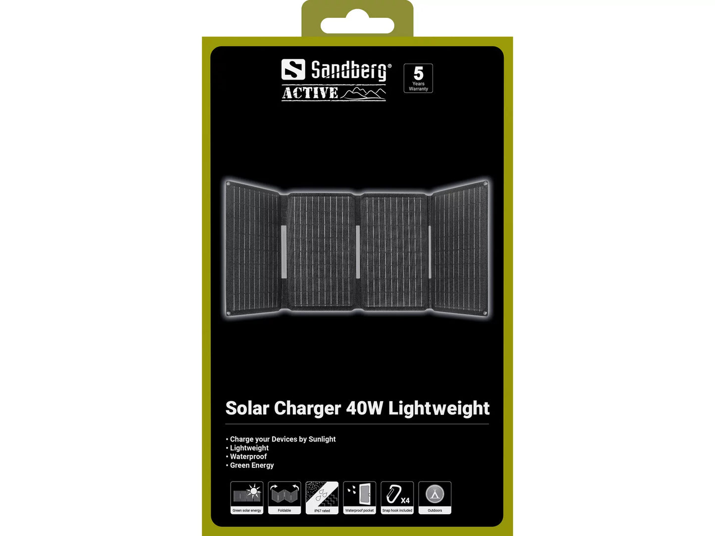 Sandberg Solar Charger 40W Lightweight